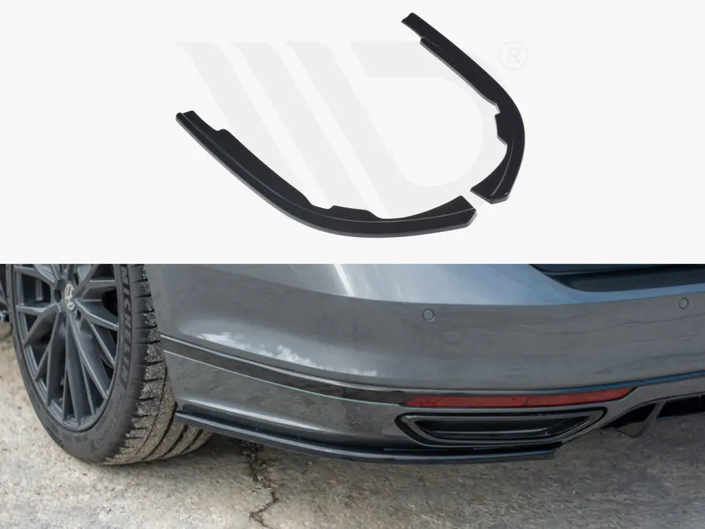 Maxton Design Rear Side Splitters Volkswagen Passat R-Line B8 (2015-19) 1