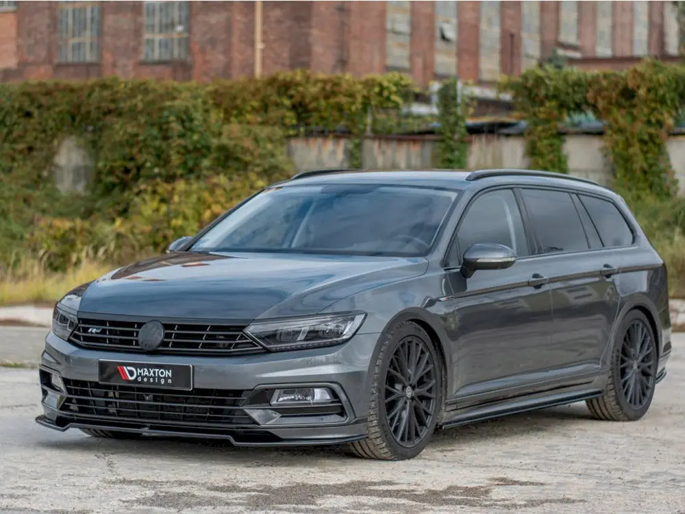 Maxton Design Side Skirts Diffusers Volkswagen Passat R-Line B8 (2015-2019) 2