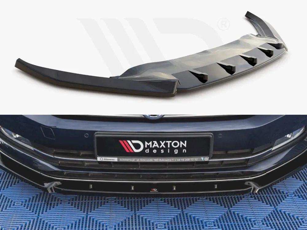 Maxton Design Front Splitter V2 Vw Passat B8 (2014-2019) 1