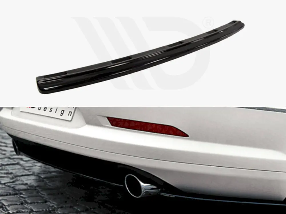 Central Rear Splitter Vw Passat Cc R36 Rline (Preface) (Without Vertical Bars) 1