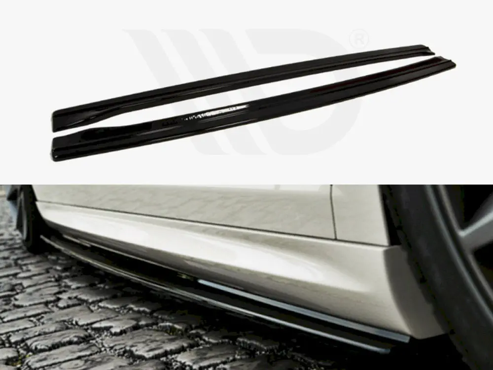 Maxton Design Side Skirts Diffusers Vw Passat Cc R36 Rline (Preface) 1