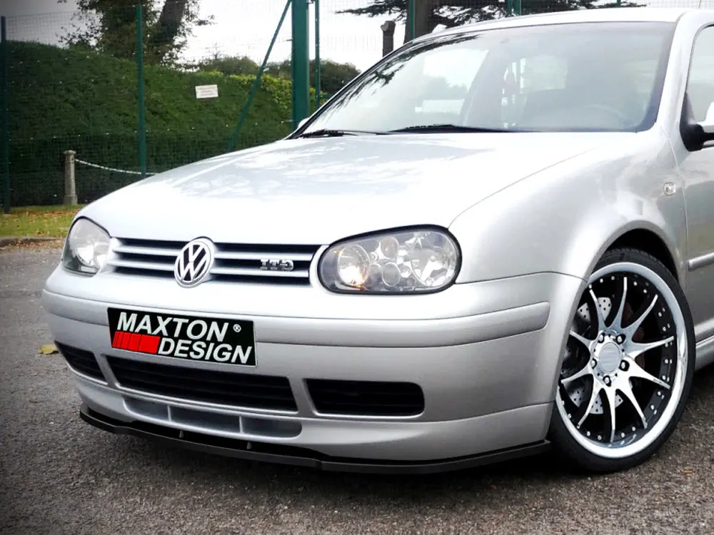 Maxton Design Front Splitter Vw Golf Iv (For 25Th Front Bumper Spoiler) 1