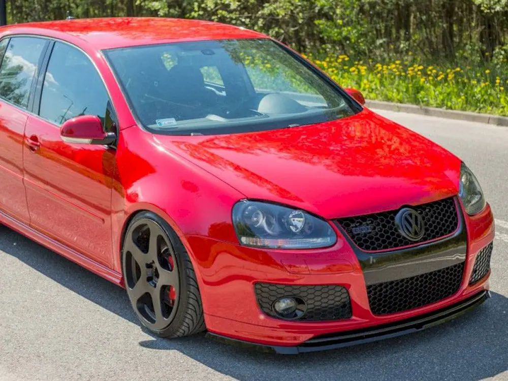 Maxton Design Front Splitter Vw Golf V Gti (For Gti 30Th Front Bumper Spoiler) 1