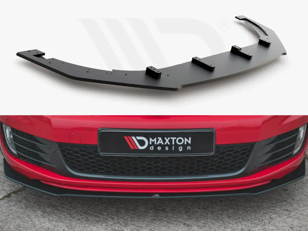 Maxton Design Street Pro Front Splitter V.3 Vw Golf Gti Mk6 1