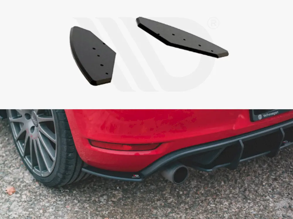 Maxton Design Street Pro Rear Side Splitters Vw Golf Gti Mk6 1