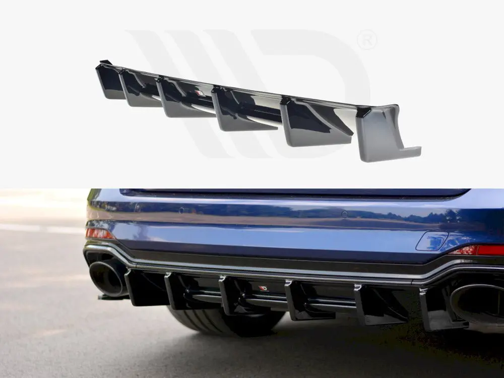 Maxton Design Rear Valance Audi Rs4 B9 Avant (2017-2019) 1