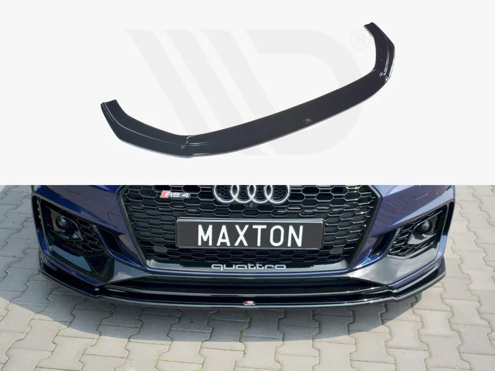 Maxton Design Front Splitter V.2 Audi Rs4 B9 (2017-2019) 1