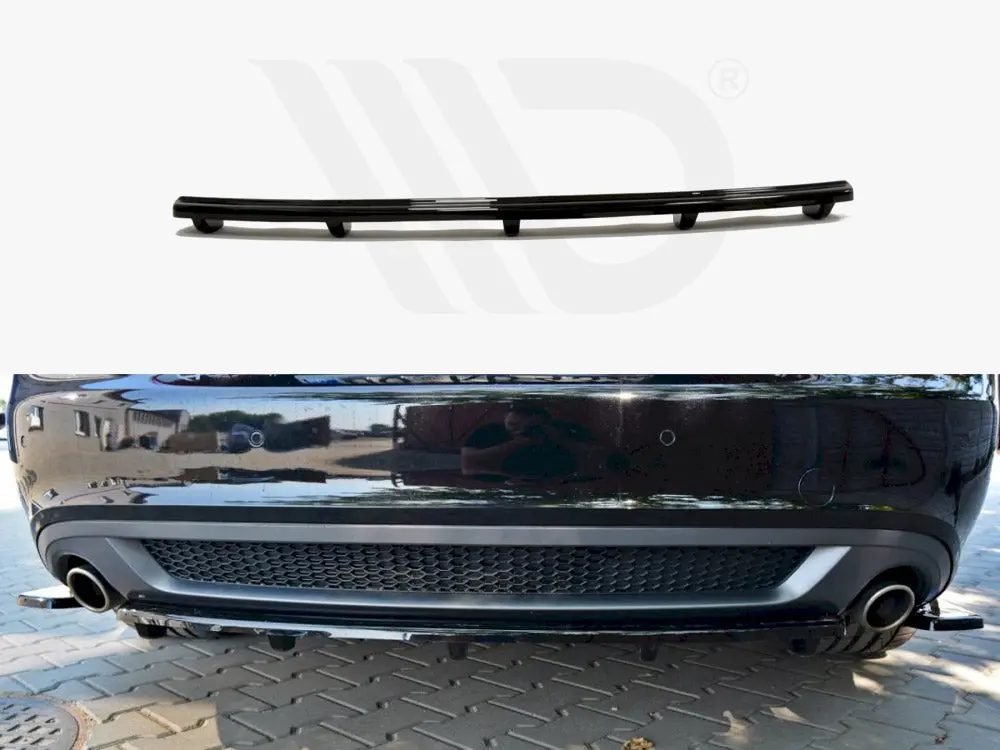 Central Rear Splitter (Vertical Bars) Audi A5 S-Line 8T 1