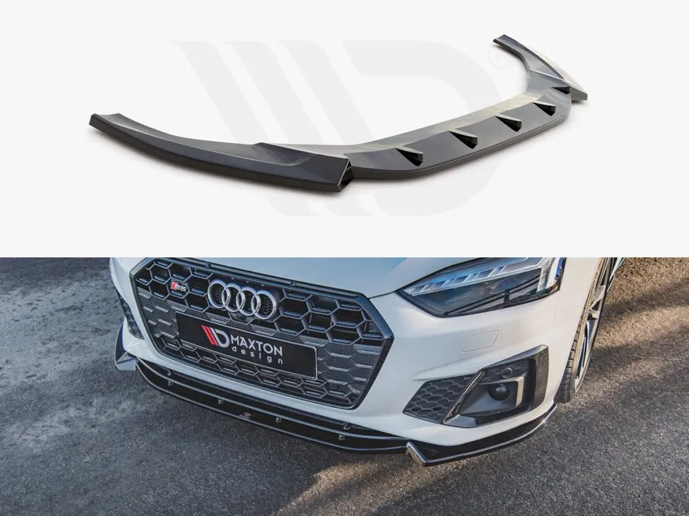 Maxton Design Front Splitter V2 Audi S5 / A5 S-Line F5 Facelift (2019-) 1