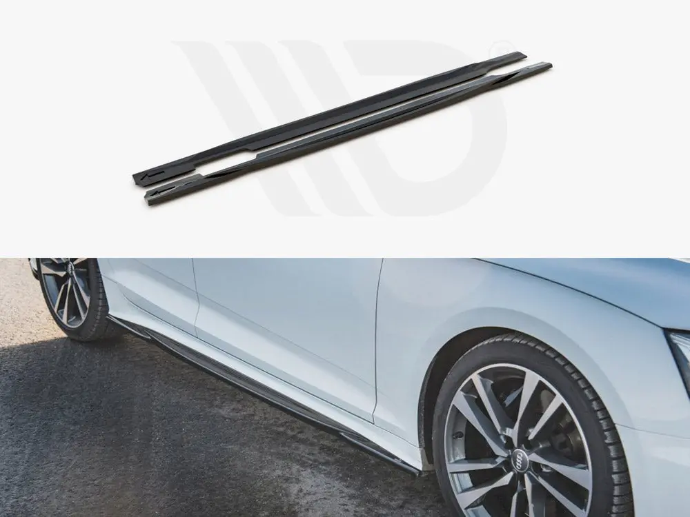 Maxton Design Side Skirts Diffusers Audi S5 / A5 S-Line Sportback F5 Facelift (2019-) 1