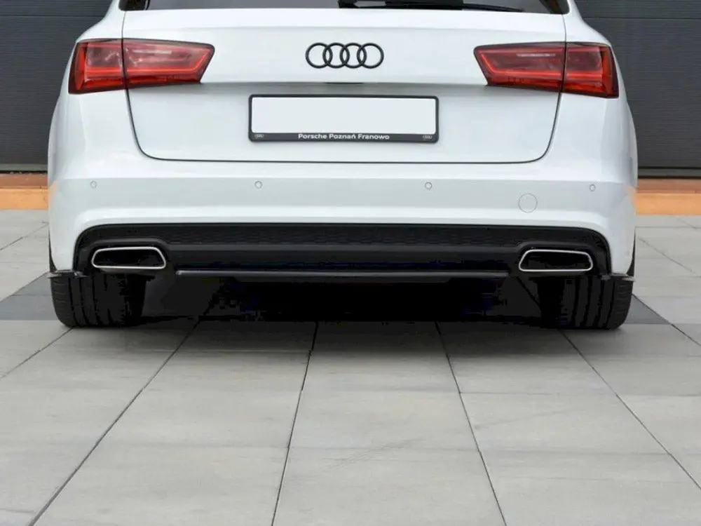 Maxton Design Central Rear Splitter Audi A6 S-Line C7 Fl 2