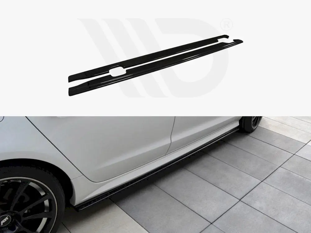 Maxton Design Side Skirts Diffusers Audi A6 S-Line / S6 C7 Fl 1