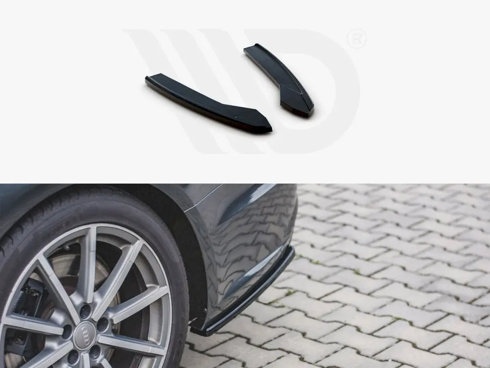 Maxton Design Rear Side Splitters Audi S6 / A6 S-Line C7 Facelift 1