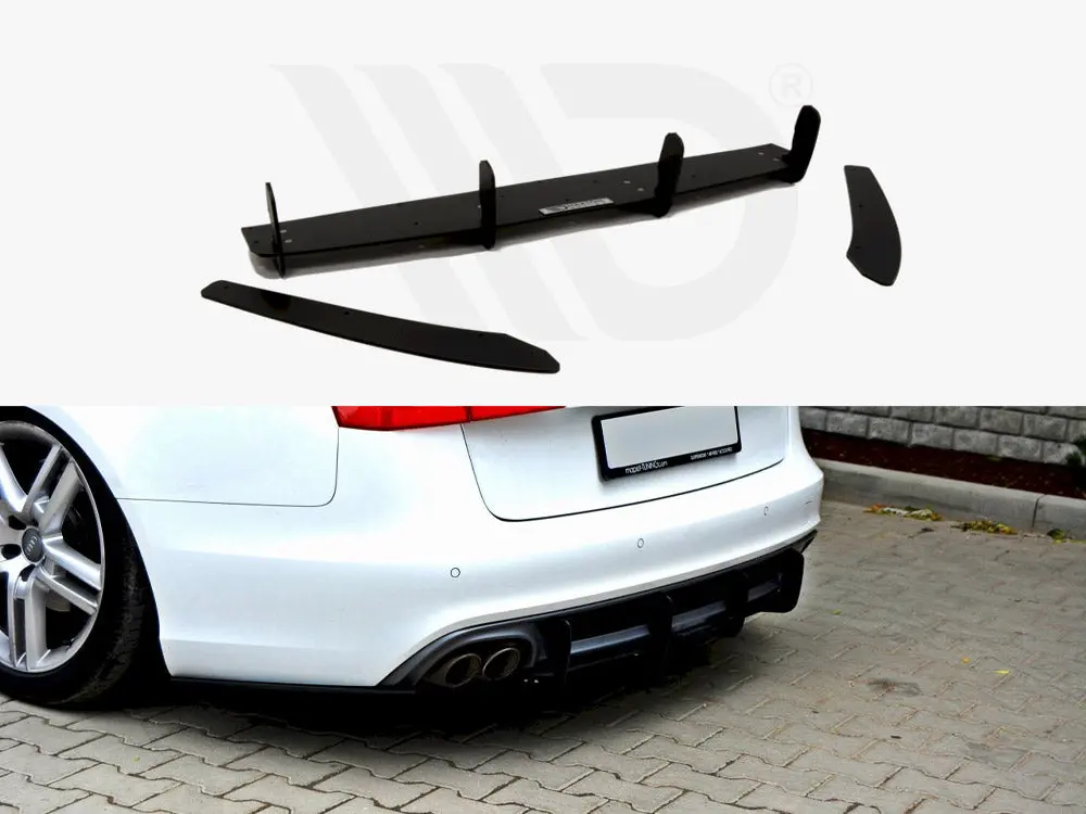 Audi A6 C7 S-Line Avant (2.0 Tdi) Rear Diffuser & Rear Side Splitters (2011-2014) 1