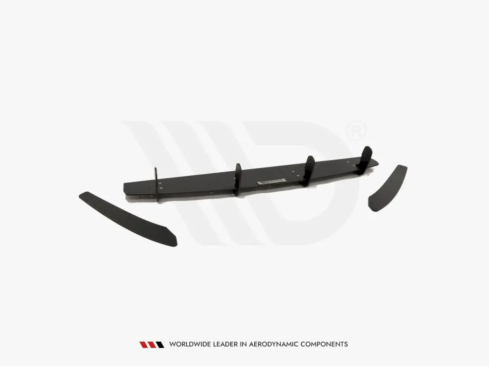 Audi A6 C7 S-Line Avant Rear Diffuser & Rear Side Splitters (Fits Two Single Exhaust Ends) (2011-2014) 1