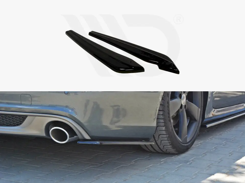 Maxton Design Rear Side Splitters Audi A6 C7 S-Line Avant (2011-2014) 1