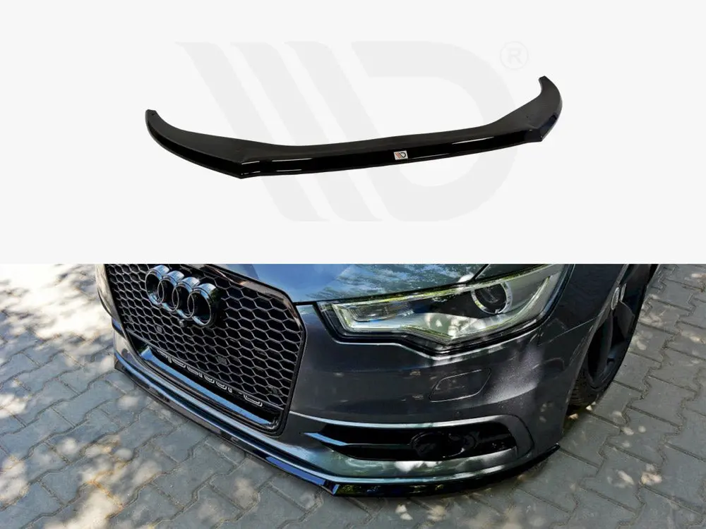 Maxton Design Front Splitter V.2 Audi S6 / A6 C7 S-Line (2011-2014) 1