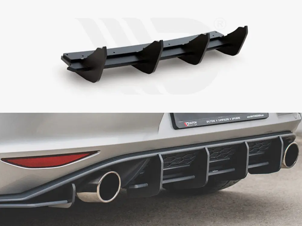 Maxton Racing Rear Diffuser V.1 Vw Golf Mk 7 Gti 2013-2016 1