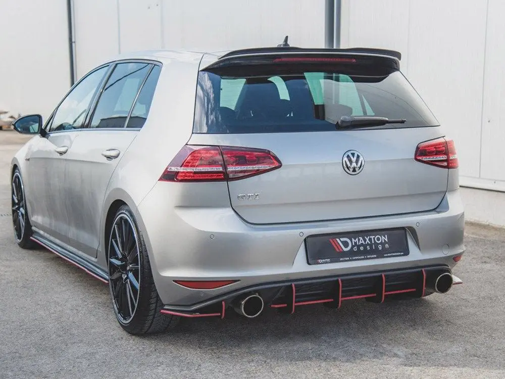 Maxton Racing Rear Diffuser V.1 Vw Golf Mk 7 Gti 2013-2016 2