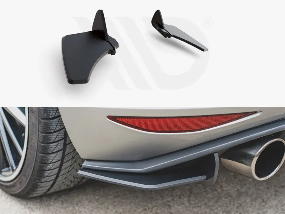 Maxton Design Street Pro Rear Side Splitters V.1 Vw Golf Mk7 Gti 1
