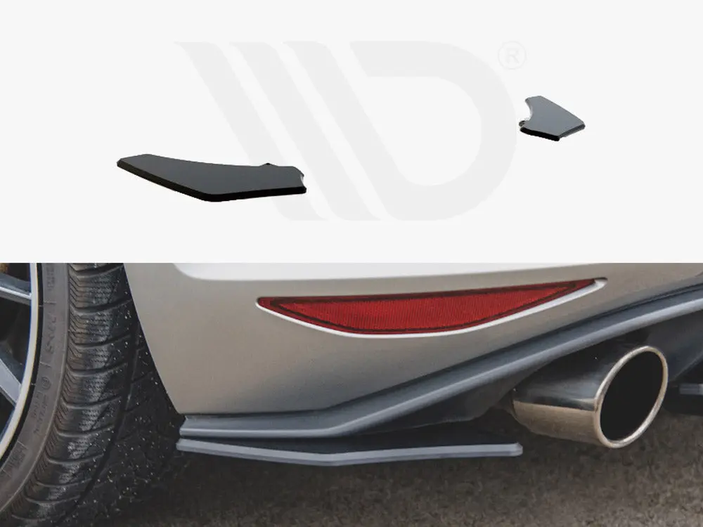Maxton Racing Rear Side Splitters V.2 Vw Golf Mk 7 Gti 2013-2016 1