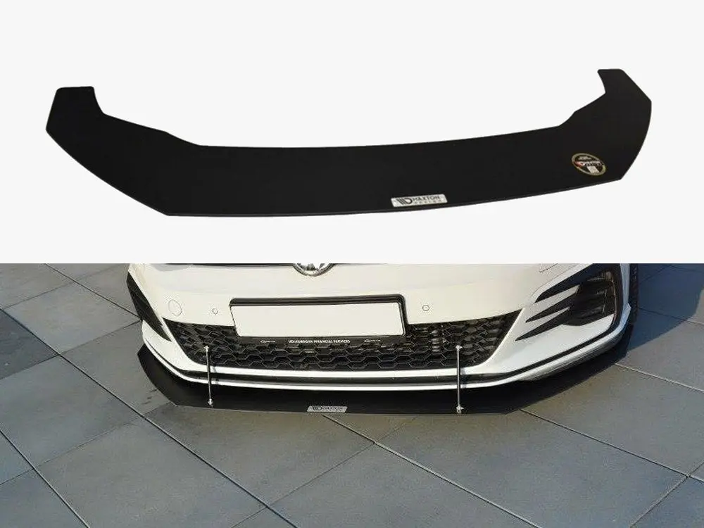 Maxton Design Front Racing Splitter V.1 Volkswagen Golf Gti / Gtd Mk7 Facelift 1