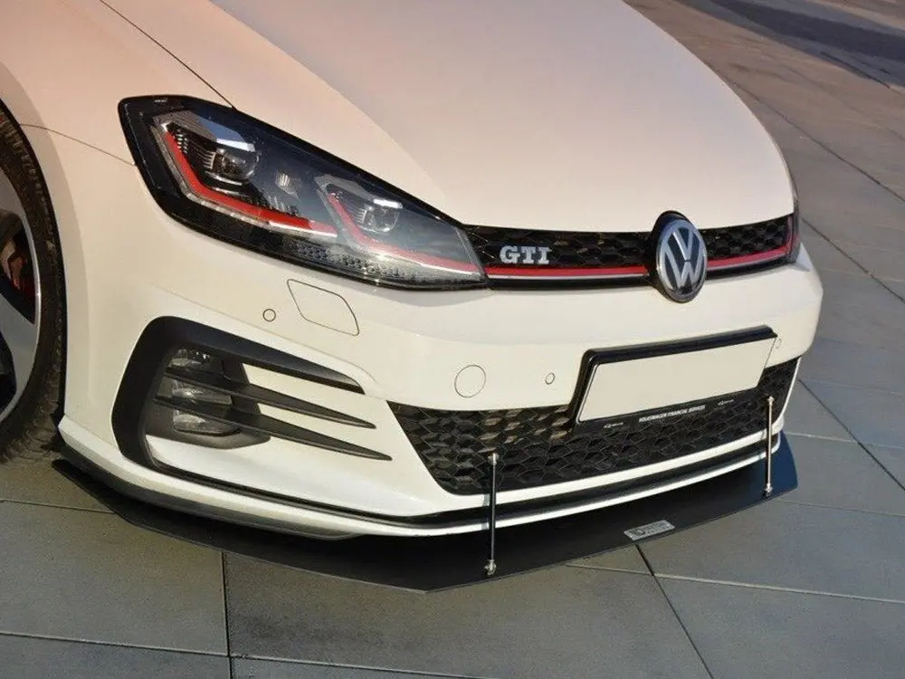 Maxton Design Front Racing Splitter V.1 Volkswagen Golf Gti / Gtd Mk7 Facelift 2