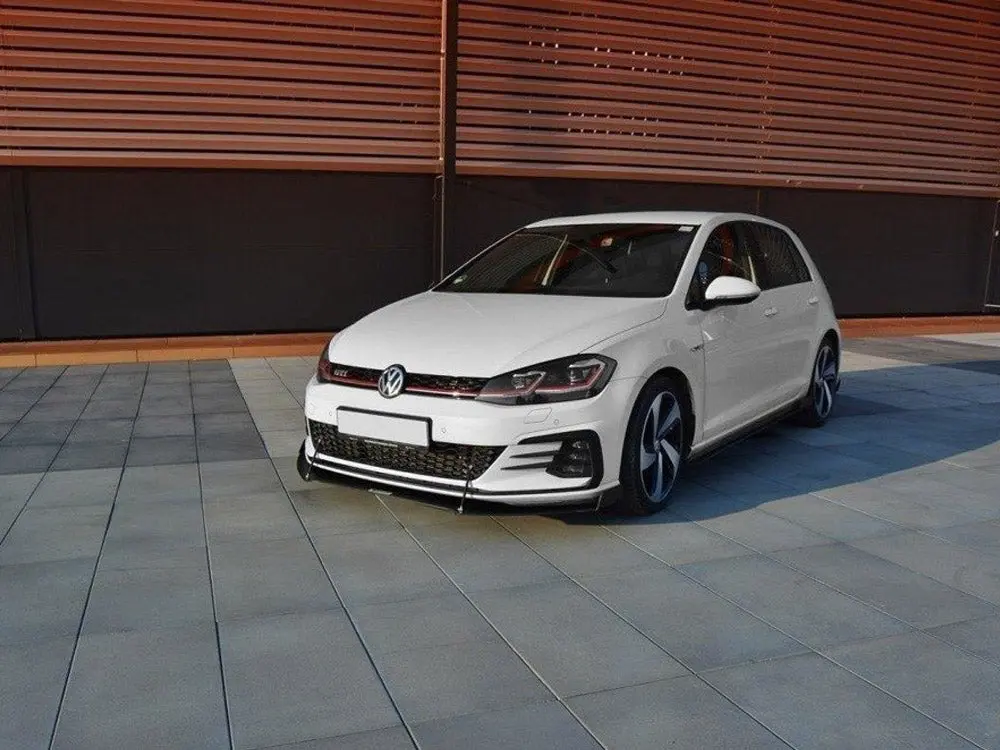 Maxton Design Front Racing Splitter V.2 Volkswagen Golf Gti / Gtd Mk7 Facelift 2