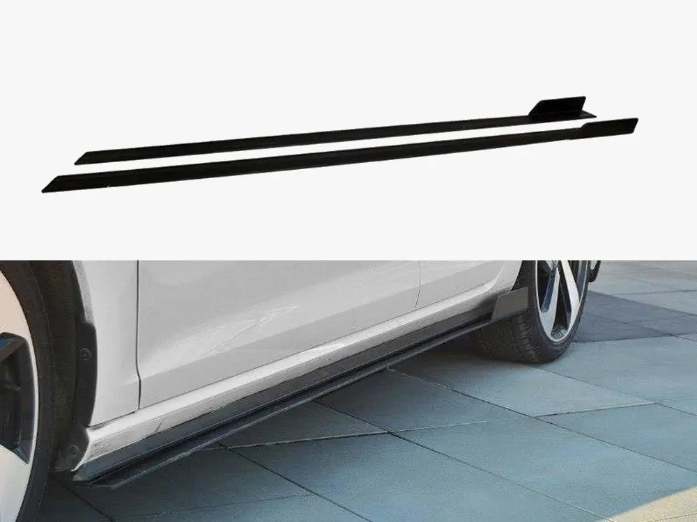 Maxton Design Racing Side Skirt Diffusers Volkswagen Golf Gti Mk7 Facelift 1