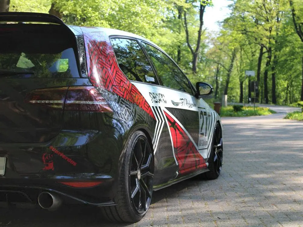 Maxton Design Racing Side Skirts Diffusers Vw Mk7 Gti Clubsport (2016-2017) 1