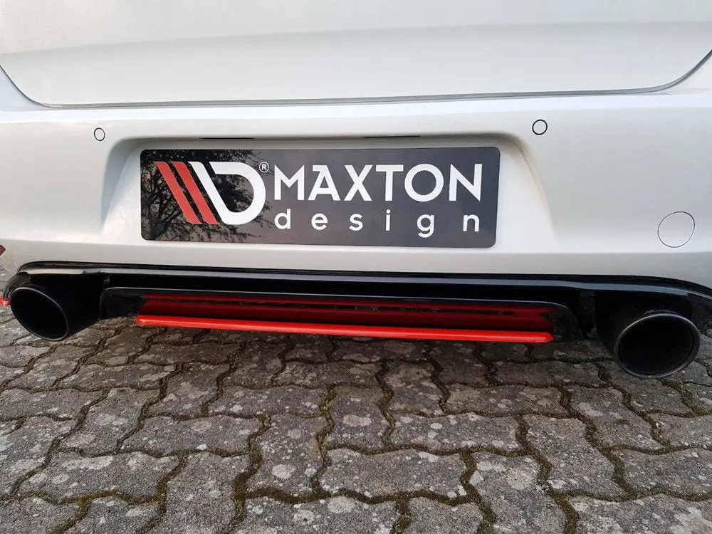 Maxton Design Central Rear Splitter Vw Golf Mk7 Gti Clubsport (2016-2017) 2