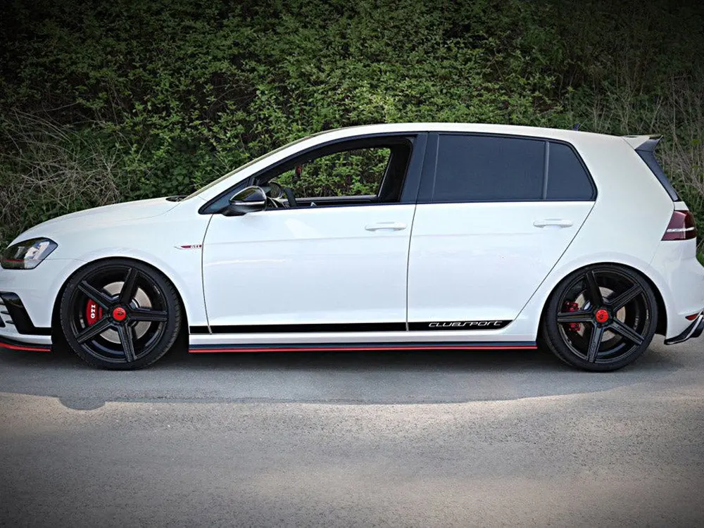 Maxton Design Side Skirts Diffusers Vw Golf Mk7 Gti Clubsport (2016-2017) 1