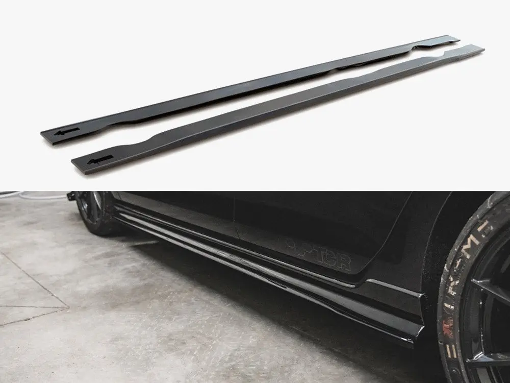 Maxton Design Side Skirt Diffusers Volkswagen Golf Gti Tcr Mk7 Facelift 1