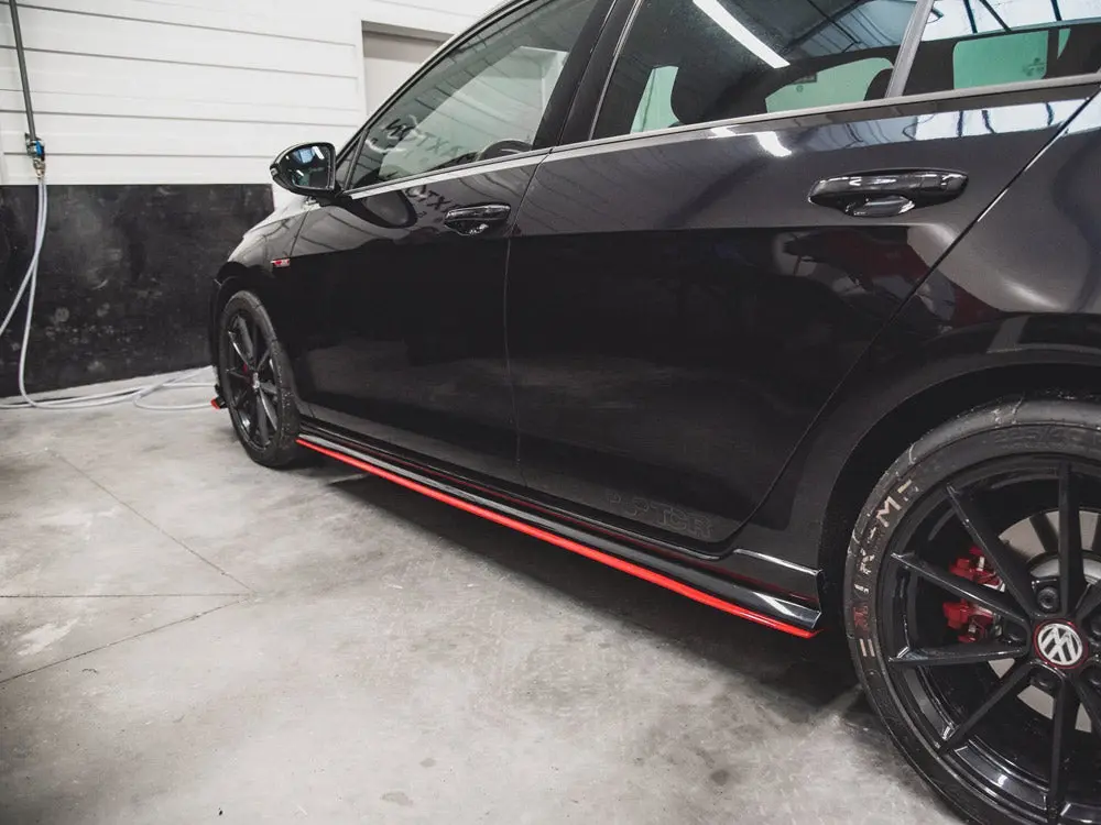 Maxton Design Side Skirt Diffusers Volkswagen Golf Gti Tcr Mk7 Facelift 2