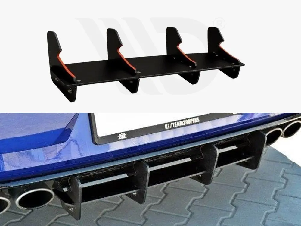 Maxton Design Rear Diffuser Vw Golf R 7.5 (2017-19) 1
