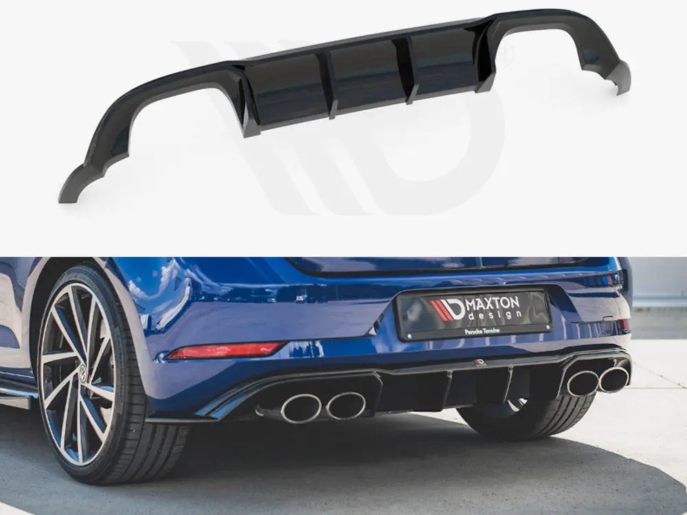 Maxton Design Rear Valance V.3 Vw Golf 7 R Facelift (2017-2019) 1