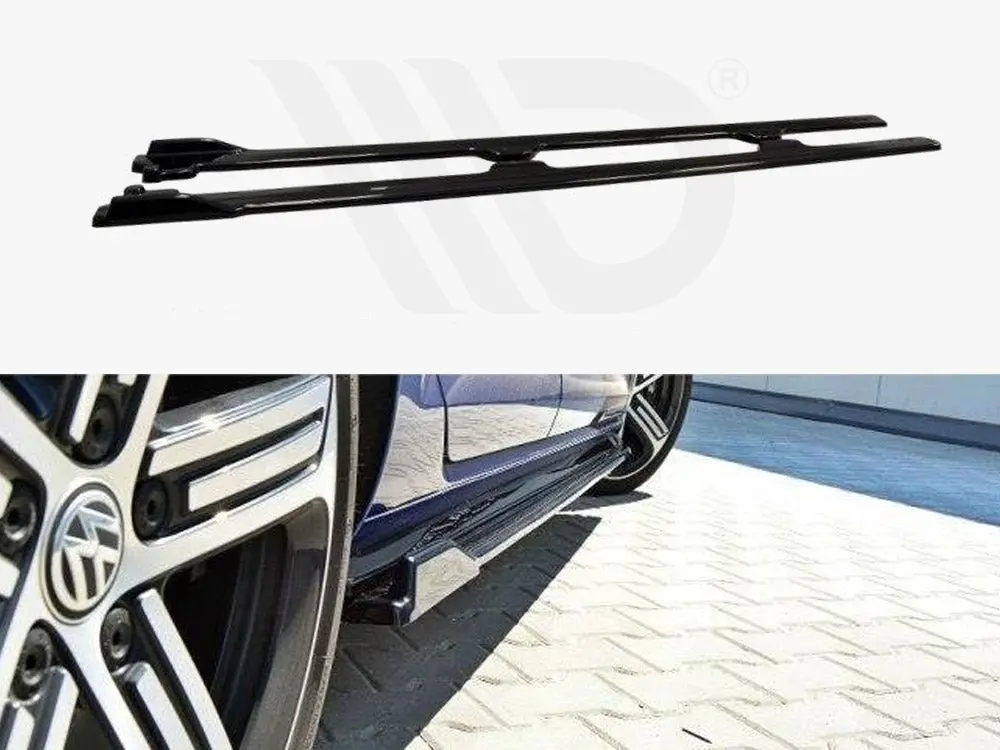Maxton Design Side Skirts Diffusers V.1 Vw Golf 7 R / R-Line Facelift 1