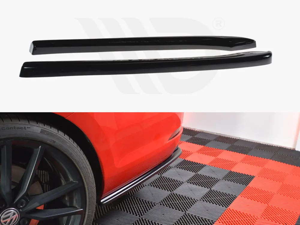 Maxton Design Rear Side Splitters V.1 Vw Golf 7 R Variant Facelift 1