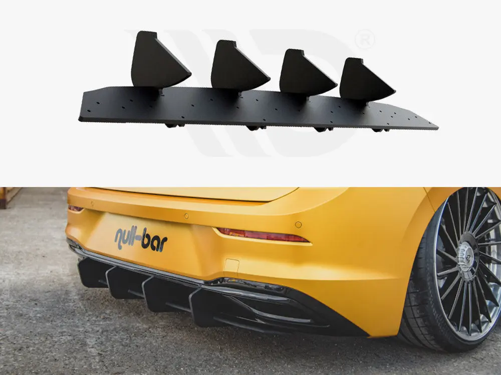 Maxton Racing Rear Diffuser V.2 Vw Golf Mk8 (2020-) 1