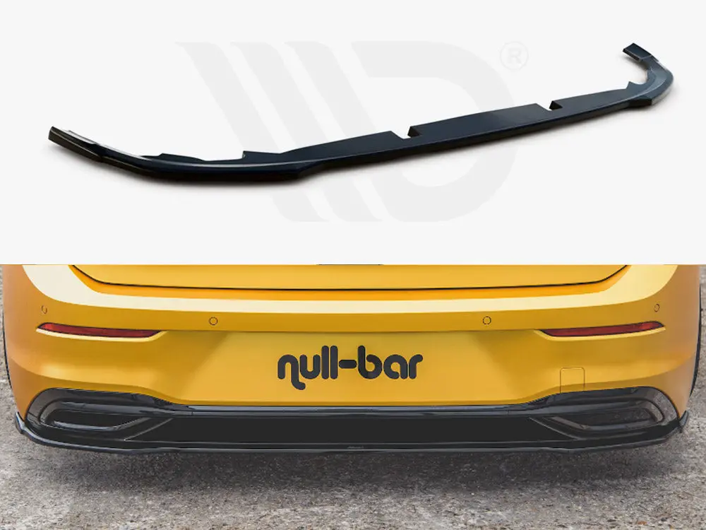 Maxton Design Central Rear Splitter Vw Golf Mk8 (2020-) 1