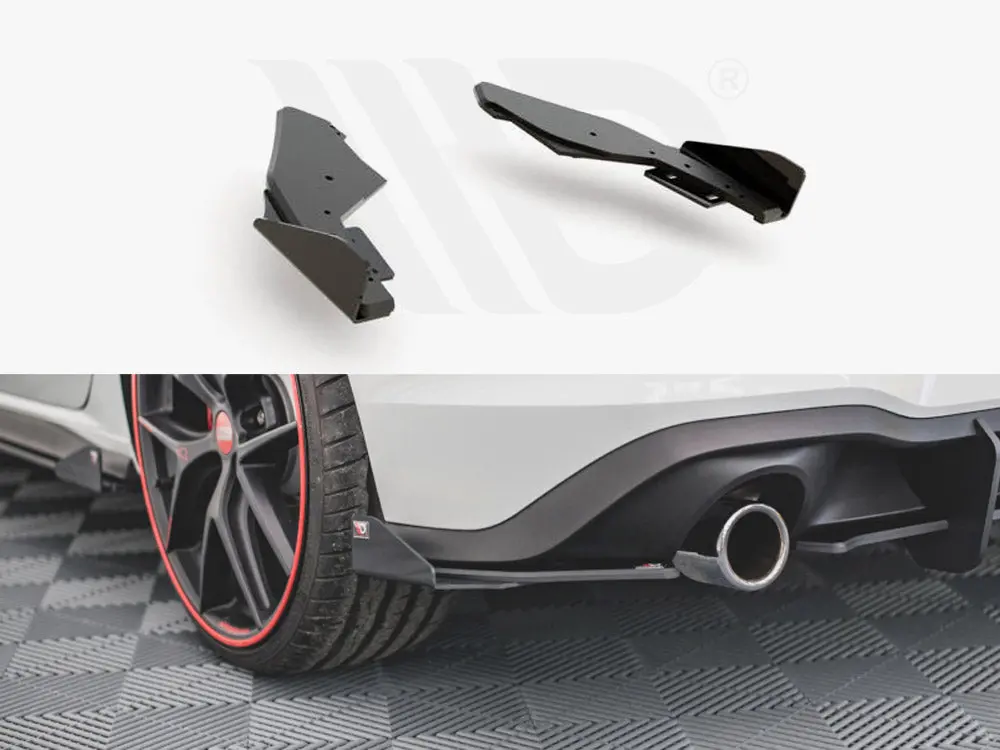 Racing Durability Rear Side Splitters (+Flaps) Vw Golf 8 Gti (2020-) 1