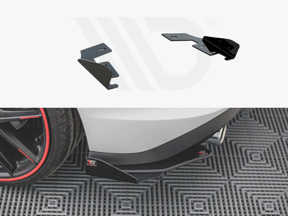 Maxton Design Rear Side Flaps Vw Golf 8 Gti (2020-) 1
