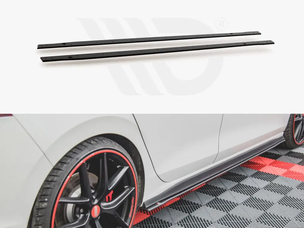 Racing Durability Side Skirts Diffusers Vw Golf 8 Gti / Gti Clubsport / R-Line (2020-) 1