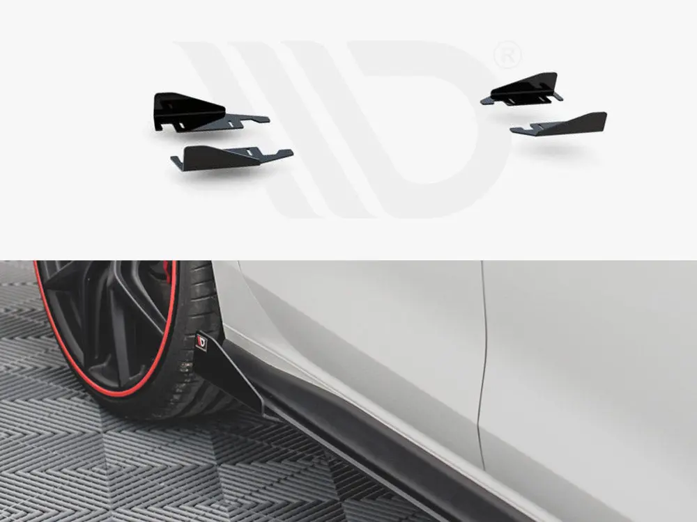 Maxton Design Side Flaps Vw Golf 8 Gti / Gti Clubsport / R-Line (2020-) 1