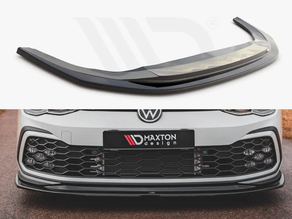 Maxton Design Front Splitter V5 Vw Golf 8 Gti / R-Line (2020-) 1