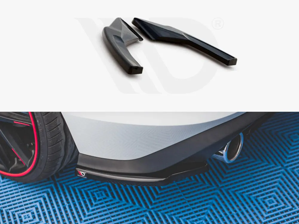 Maxton Design Rear Side Splitters Vw Golf Mk8 Gti (2020-) 1
