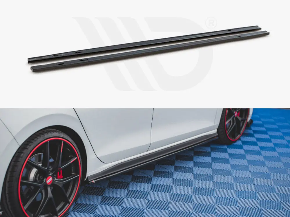 Maxton Design Side Skirts Diffusers Vw Golf Mk8 Gti / Gti Clubsport / R-Line (2020-) 1