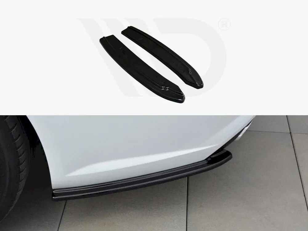 Maxton Design Rear Side Splitters Audi S6 / A6 S-Line C7 Facelift Avant 1