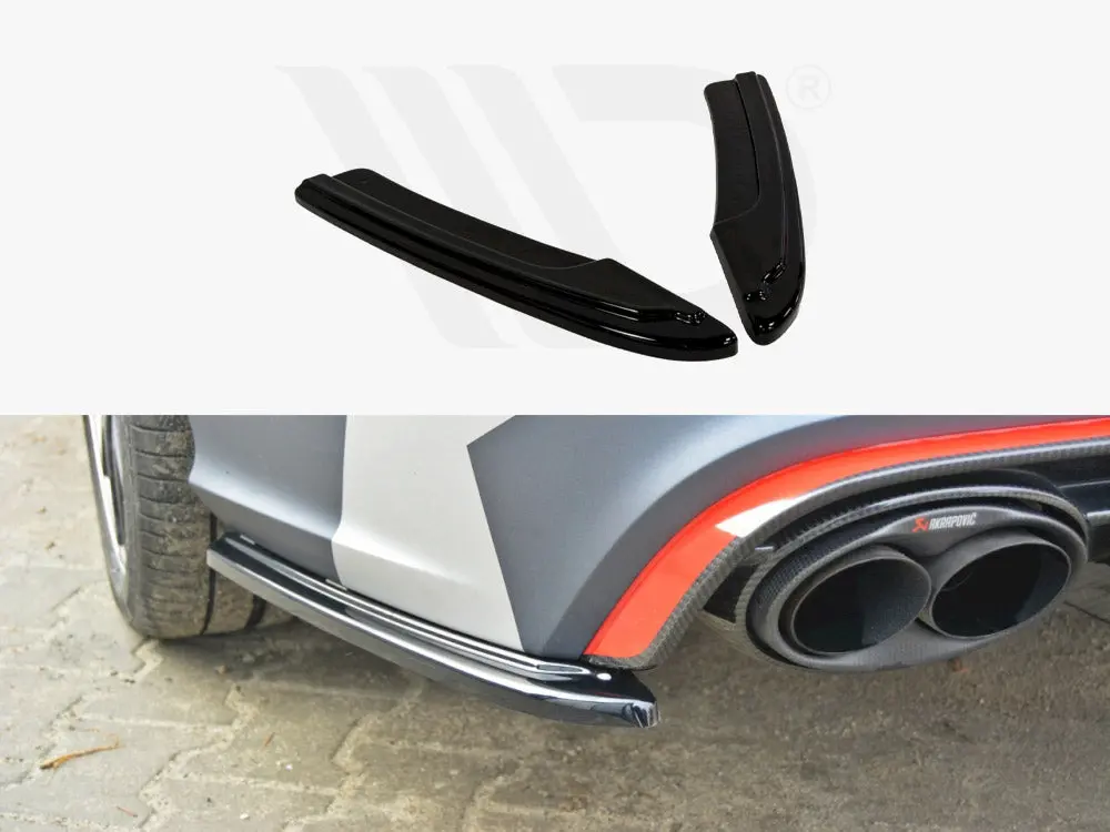 Maxton Design Rear Side Splitters Audi Rs6 C7 1