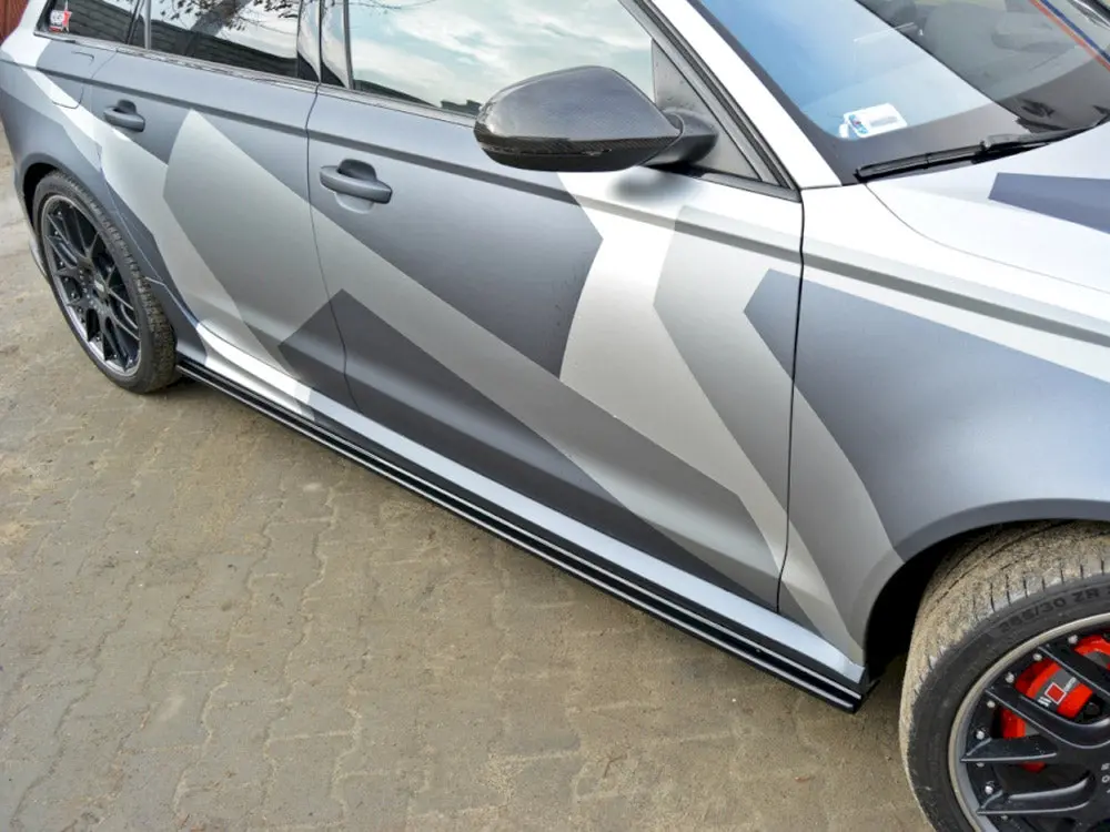 Maxton Design Side Skirts Diffusers Audi Rs6 C7 2